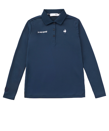 ルコックスポルティフ（lecoqsportif）ゴルフウェア 吸汗速乾 長袖シャツ LG5SLS01L NV00