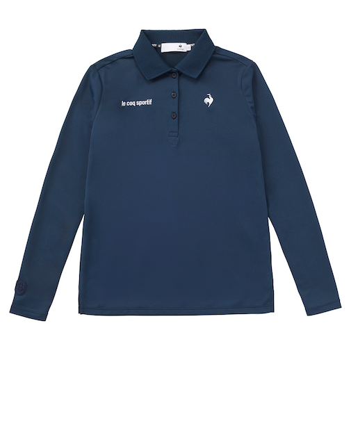 ルコックスポルティフ（lecoqsportif）ゴルフウェア 吸汗速乾 長袖シャツ LG5SLS01L NV00