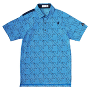 ルコックスポルティフ（lecoqsportif）ゴルフウェア 接触冷感 半袖 ポロシャツ LG5SHS19M BL00