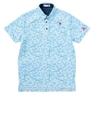 ルコックスポルティフ（lecoqsportif）ゴルフウェア 接触冷感 小柄 半袖ポロシャツ LG5SHS09M SA00