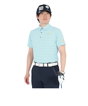 ルコックスポルティフ（lecoqsportif）ゴルフウェア ストレッチ トライアングル 小柄半袖シャツ LG5SHS06M SA00