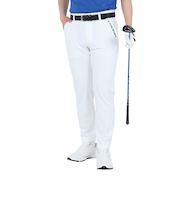 ルコックスポルティフ（lecoqsportif）ゴルフウェア 接触冷感 吸汗速乾 ベンチレーションロングパンツ LG5SLP54M WH00