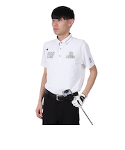 ルコックスポルティフ（lecoqsportif）ゴルフウェア 吸汗速乾 定番 無地半袖シャツ LG5SHS13M WH00