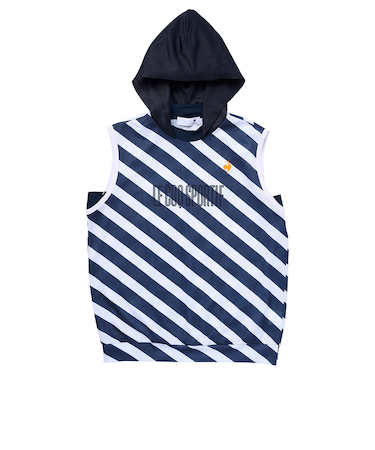 ルコックスポルティフ（lecoqsportif）ゴルフウェア 冷感 メッシュフーディーノースリーブシャツ LG5STZ50L NV00