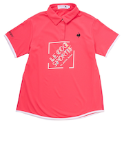 ルコックスポルティフ（lecoqsportif）ゴルフウェア 吸汗速乾 Aラインシルエット 半袖シャツ LG5SHS03L PK00