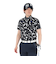 ルコックスポルティフ（lecoqsportif）ゴルフウェア 吸汗速乾 カラーブロックグラフィック 小柄半袖シャツ LG5SHS03M BK00