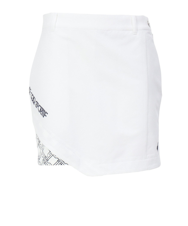 ルコックスポルティフ(lecoqsportif)ゴルフウェア プリント切替スカート インナースパッツ付き LG5SSK01L WH00