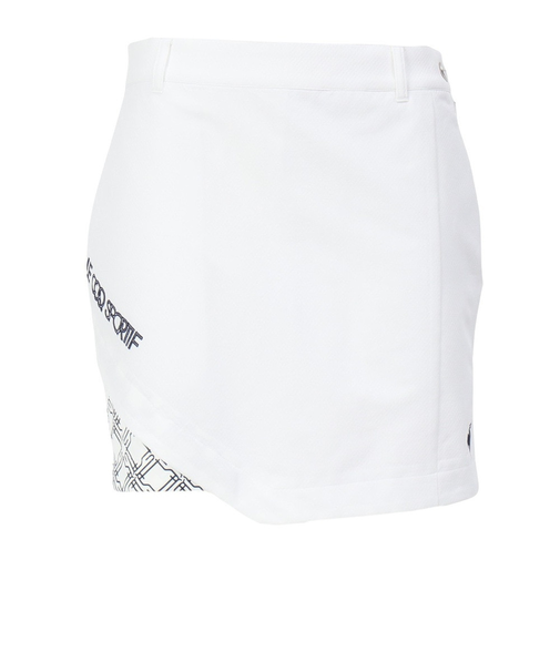 ルコックスポルティフ(lecoqsportif)ゴルフウェア プリント切替スカート インナースパッツ付き LG5SSK01L WH00