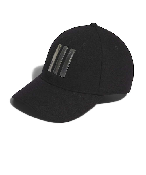 アディダス（adidas）帽子 ウール スリーストライプス キャップ KQE28-JX7029 BLK