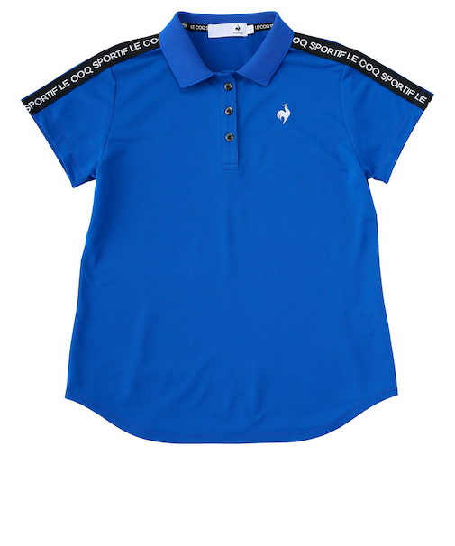 ルコックスポルティフ(lecoqsportif)ゴルフウェア 吸汗速乾 Aラインシルエット 半袖シャツ LG5SHS06L BL00