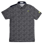 ルコックスポルティフ（lecoqsportif）ゴルフウェア 接触冷感 半袖 ポロシャツ LG5SHS19M NV00