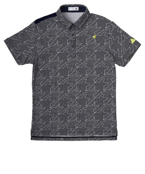 ルコックスポルティフ（lecoqsportif）ゴルフウェア 接触冷感 半袖 ポロシャツ LG5SHS19M NV00