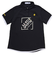 ルコックスポルティフ（lecoqsportif）ゴルフウェア 吸汗速乾 Aラインシルエット 半袖シャツ LG5SHS03L BK00