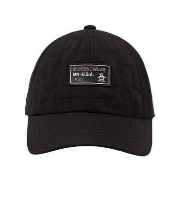 マンシング（MUNSING）ゴルフ 耳当て付き 2WAY 中わたキルトキャップ MG5FCP06M BK00