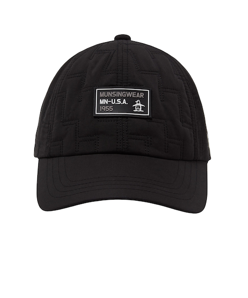 マンシング（MUNSING）ゴルフ 耳当て付き 2WAY 中わたキルトキャップ MG5FCP06M BK00