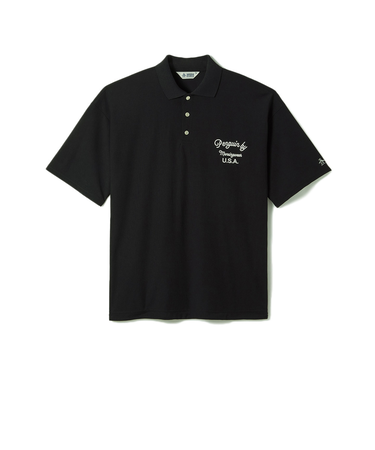 マンシング（MUNSING）ゴルフウェア ハイゲージ半袖ポロシャツ MU5FHS04M BK00