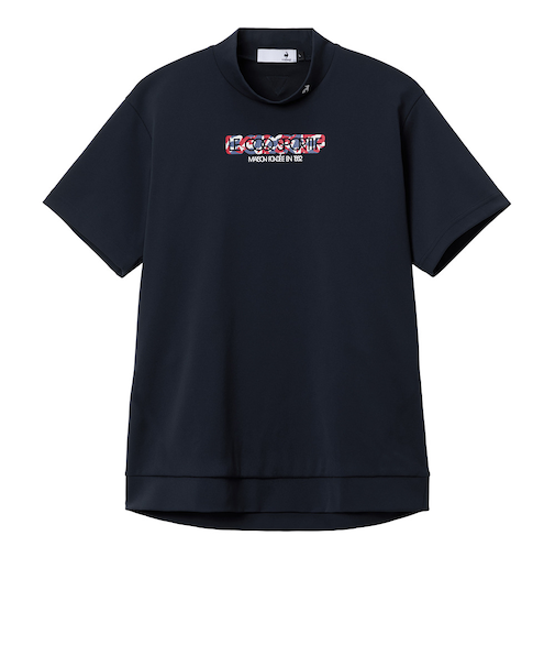 ルコックスポルティフ（lecoqsportif）モックネック ゴルフ 半袖 モックネックシャツ LG5FHS50M NV00