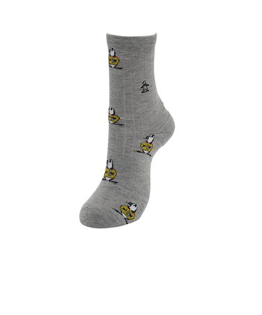 マンシング（MUNSING）ペンギンーキャラクタージャカードソックス MG5FSO11L GY00