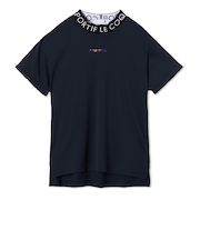 ルコックスポルティフ（lecoqsportif）モックネック ゴルフ 半袖 モックネック半袖シャツ LG5FHS52L NV00