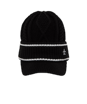 マンシング（MUNSING）帽子 つば付き ニットキャップ MG5FCP41L BK00