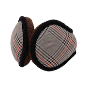 マンシング（MUNSING）チェック柄 折りたたみタイプ イヤーウォーマー MG5FAZ00M BG00