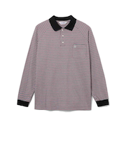 マンシング（MUNSING）ゴルフウェア グレンチェックポロシャツ MU5FLS05M BK00