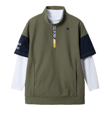 ルコックスポルティフ（lecoqsportif）ゴルフウェア インナー付き半袖カットソー LG5FTZ01M KH00