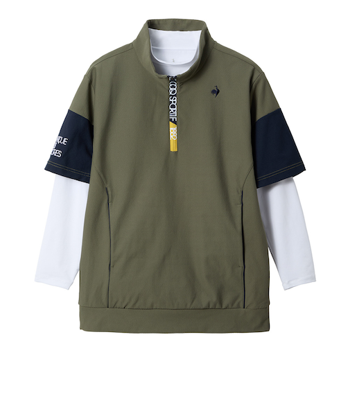 ルコックスポルティフ（lecoqsportif）ゴルフウェア インナー付き半袖カットソー LG5FTZ01M KH00