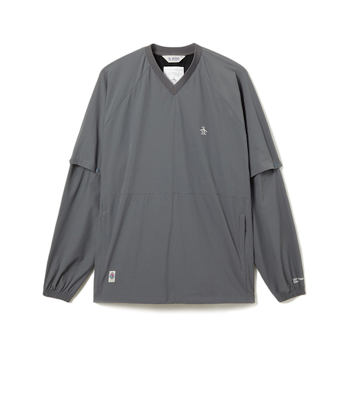 マンシング（MUNSING）ゴルフウェア USA Utility プルオーバージャケット MU5FJK03M GY00