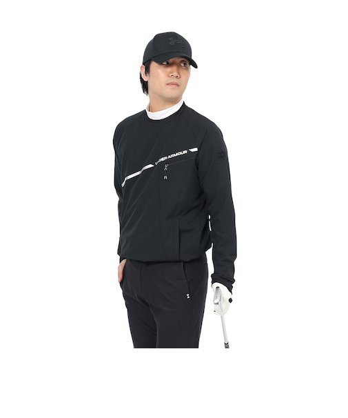 アンダーアーマー（UNDER ARMOUR）ゴルフウェア アウター DRIVE ストレッチ プルオーバージャケット 6007982 001
