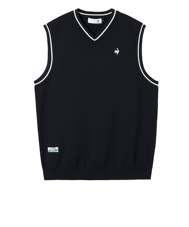ルコックスポルティフ(lecoqsportif)ゴルフウェア 定番 ニットベスト LG5FVE80M NV00