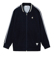 ルコックスポルティフ（lecoqsportif）ゴルフウェア 防風 総柄 長袖 フルジップジャージ LG5FJG00L NV00
