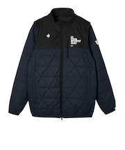 ルコックスポルティフ（lecoqsportif）ゴルフウェア アウター 蓄熱保温 防風 ヒートナビ 中綿2WAYブルゾン LG5FWB50M NV00