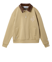 ルコックスポルティフ（lecoqsportif）ゴルフウェア 蓄熱保温 ハーフジップ 長袖 スウェット LG5FSW01L BG00