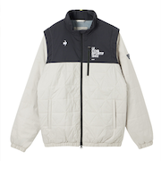 ルコックスポルティフ（lecoqsportif）ゴルフウェア アウター 蓄熱保温 防風 ヒートナビ 中綿2WAYブルゾン LG5FWB50M BG00