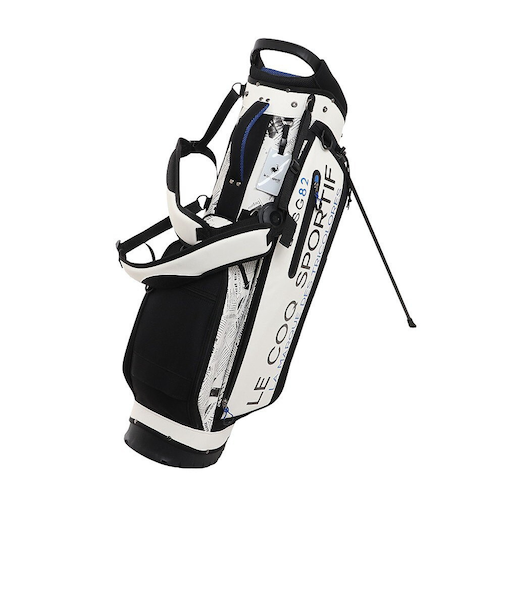 ゴルフ 9型 軽量 プリント柄 スタンドキャディバッグ QQBUJJ01 WH00