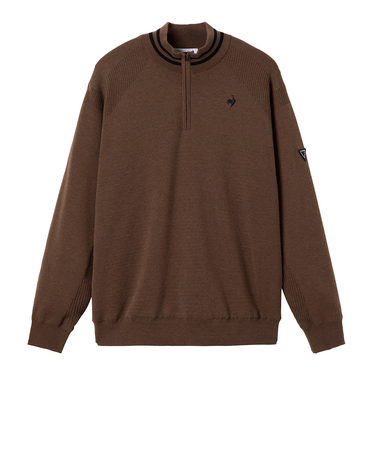 ルコックスポルティフ（lecoqsportif）ゴルフウェア 防風 長袖 ハーフジップセーター LG5FST81M BW00
