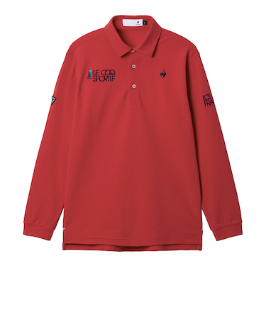 ルコックスポルティフ（lecoqsportif）ゴルフウェア ベーシックデザイン長袖シャツ LG5FLS00M RD00