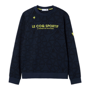 ルコックスポルティフ（lecoqsportif）ゴルフウェア トライアングル柄プルオーバーカットソー LG5FSW04M NV00