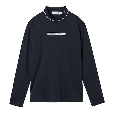 ルコックスポルティフ（lecoqsportif）ゴルフウェア メローモックネック長袖シャツ LG5FLS50L NV00