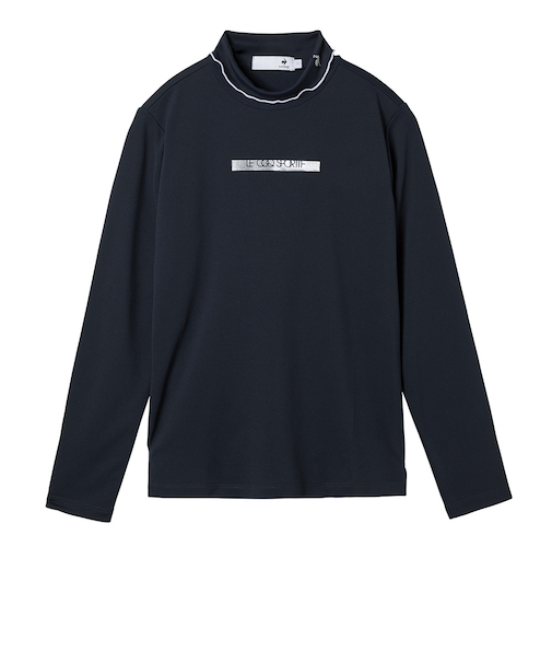 ルコックスポルティフ（lecoqsportif）ゴルフウェア メローモックネック長袖シャツ LG5FLS50L NV00