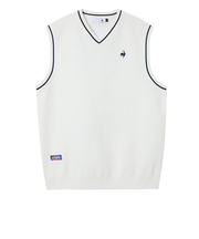 ルコックスポルティフ（lecoqsportif）ゴルフウェア 定番 ニットベスト LG5FVE80M WH00