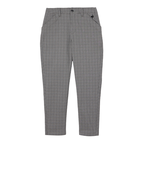 ルコックスポルティフ（lecoqsportif）ゴルフウェア ストレッチ チェック柄9分丈パンツ LG5FLP53L BK00