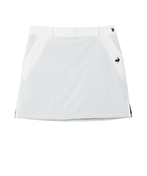 ルコックスポルティフ(lecoqsportif)ゴルフウェア 総柄ウォームスカート LG5FSK04L WH00(Lady’s) ルコックスポルティフ（lecoqsportif）ゴルフウェア 総柄ウォーム