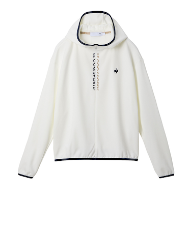 ルコックスポルティフ(lecoqsportif)ゴルフウェア 吸汗 長袖パーカー フーディー LG5FLS80L WH00