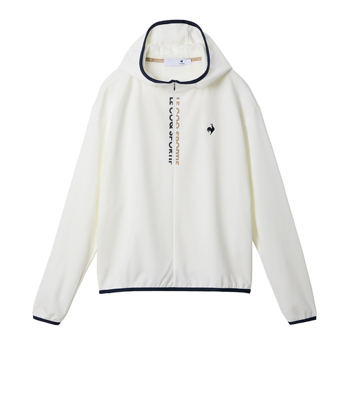 ルコックスポルティフ(lecoqsportif)ゴルフウェア 吸汗 長袖パーカー フーディー LG5FLS80L WH00