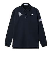 ルコックスポルティフ（lecoqsportif）ゴルフウェア 蓄熱保温 ヒートナビ 定番 長袖ポロシャツ LG5FLS05M NV00