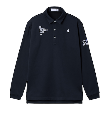 ルコックスポルティフ（lecoqsportif）ゴルフウェア 蓄熱保温 ヒートナビ 定番 長袖ポロシャツ LG5FLS05M NV00