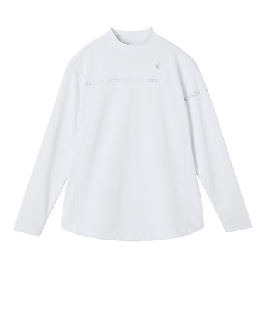 ルコックスポルティフ（lecoqsportif）ゴルフウェア 吸汗 長袖 モックネックシャツ LG5FLS51L WH00