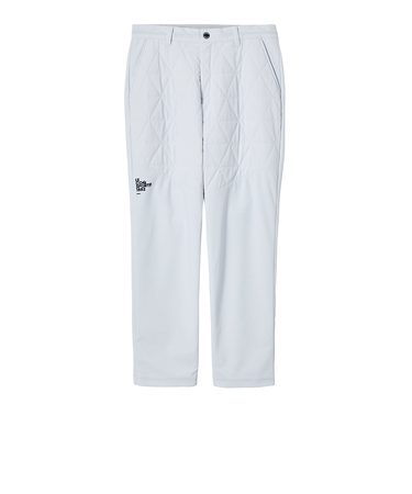 ルコックスポルティフ（lecoqsportif）ゴルフウェア 防風 裏起毛 ハイブリッド 中綿 ロングパンツ LG5FLP02M GY00